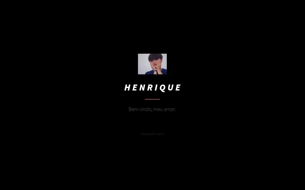 Carrd profile picture for @rique